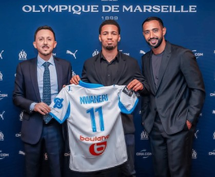 ng体育下载-阿森纳官方：恩瓦内里租借加盟马赛，租期至本赛季结束